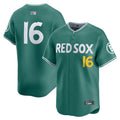 Custom #16 Green City Connect BOS Baseball Shirt Top