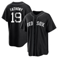 Custom #19 Black BOS Baseball Shirt Top
