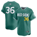 Custom #36 Green City Connect BOS Baseball Shirt Top