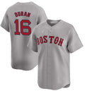 Custom #16 Gray BOS Baseball Shirt Top