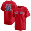 Custom #16 Red BOS Baseball Shirt Top