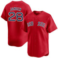 Custom #28 Red BOS Baseball Shirt Top