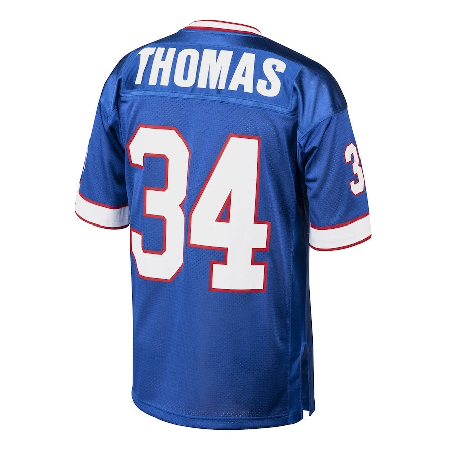 Custom #34 Royal 1985 Throwback BUF Football Shirt Top