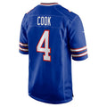 Custom #4 Royal BUF Football Shirt Top