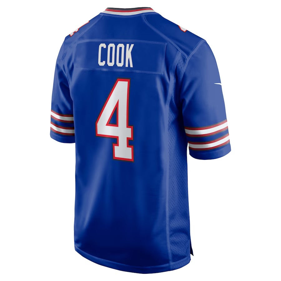 Custom #4 Royal BUF Football Shirt Top