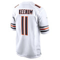 Custom #11 White CHI Football Shirt Top
