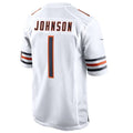 Custom #1 White CHI Football Shirt Top