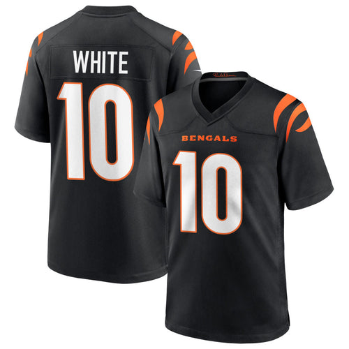 Custom #10 Black CIN Football Shirt Top