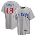 Custom #18 Gray CHC Baseball Shirt Top