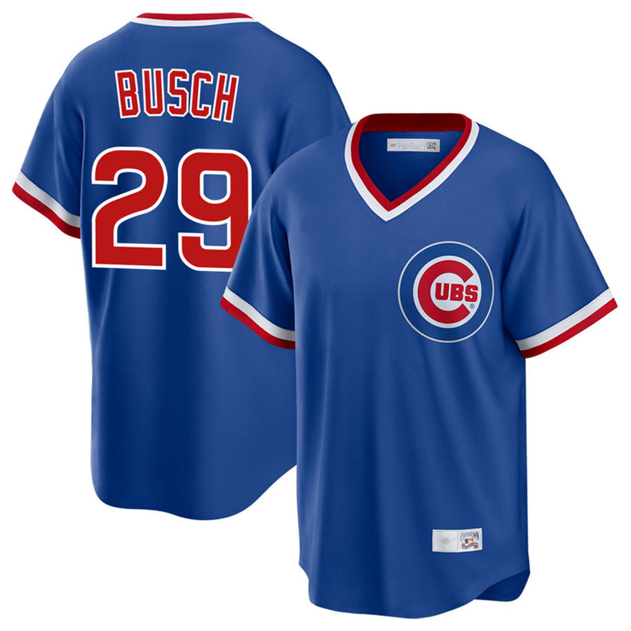 Custom #29 Blue CHC Baseball Shirt Top
