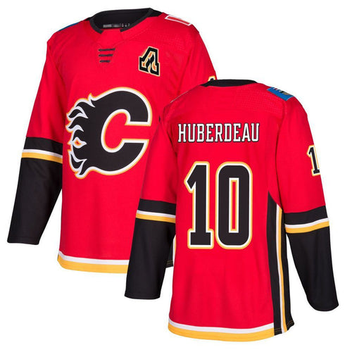 Custom #10 Red CGY Hockey Shirt Top