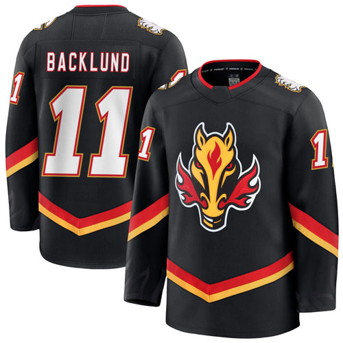 Custom #11 Black CGY Hockey Shirt Top