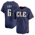 Custom #6 Purple City Connect CLE Baseball Shirt Top