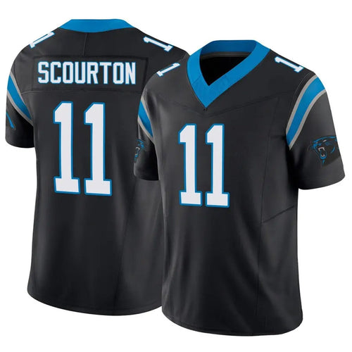 Custom #11 Black CAR Football Shirt Top