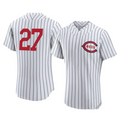 Custom #27 White CIN Baseball Shirt Top