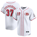 Custom #37 White CIN Baseball Shirt Top