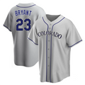 Custom #23 Gray COL Baseball Shirt Top