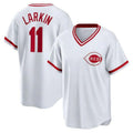 Custom #11 White CIN Baseball Shirt Top