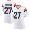 Custom #27 White DEN Football Shirt Top