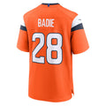 Custom #28 Orange DEN Football Shirt Top