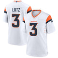 Custom #3 White DEN Football Shirt Top