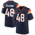 Custom #48 Navy DEN Football Shirt Top
