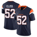 Custom #52 Navy DEN Football Shirt Top