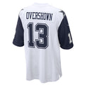 Custom #13 White DAL Football Shirt Top