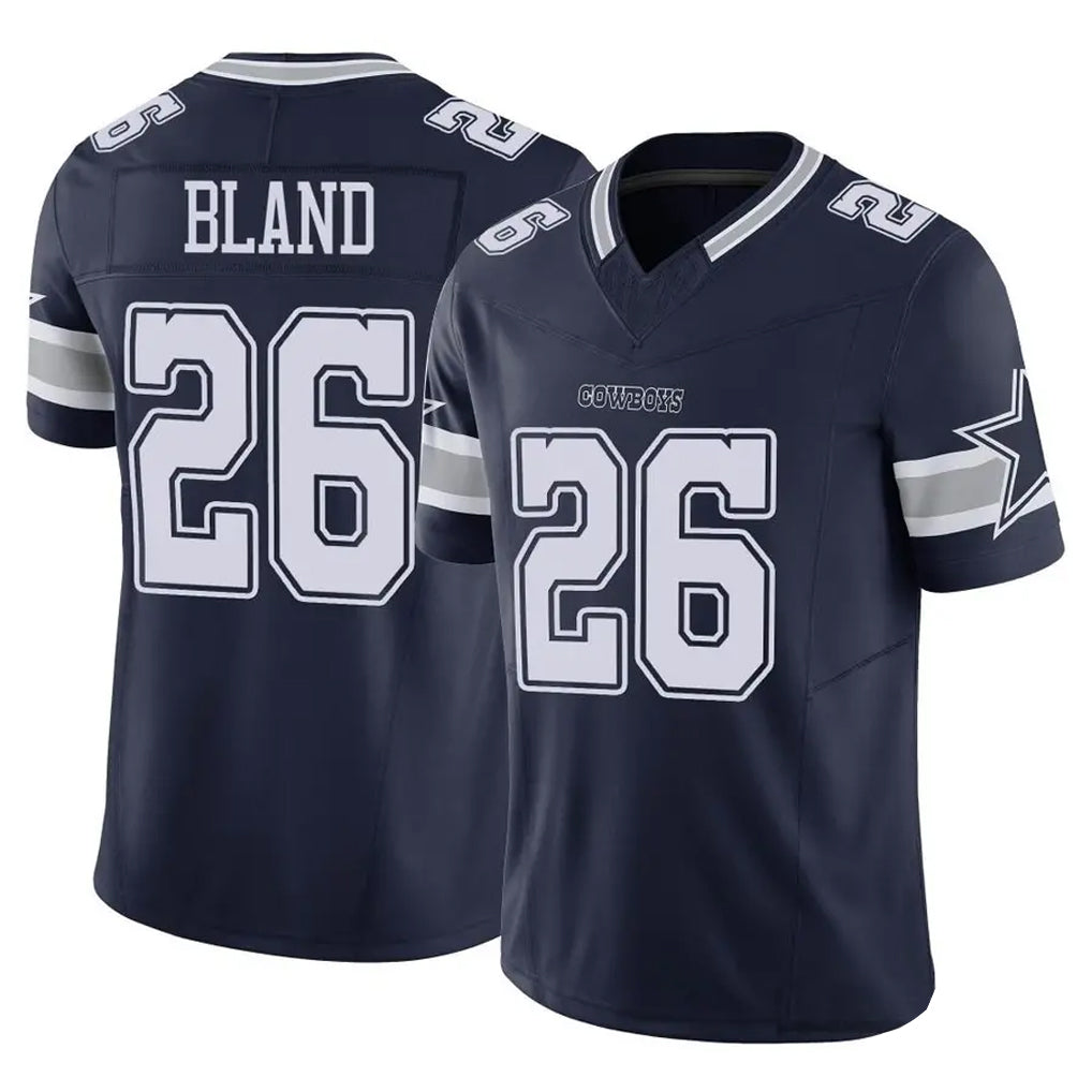 Custom #26 Navy DAL Football Shirt Top