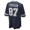 Custom #87 Navy DAL Football Shirt Top