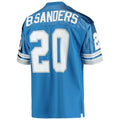 Custom #20 Blue Throwback DET Football Shirt Top