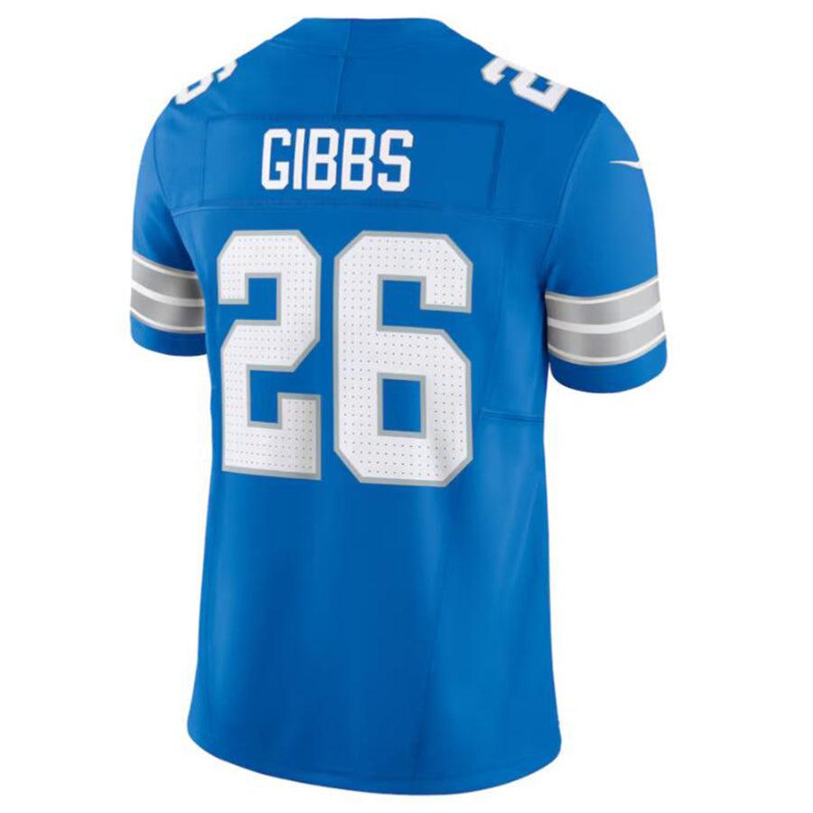 Custom #26 Blue DET Football Shirt Top
