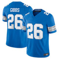 Custom #26 Blue DET Football Shirt Top