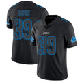 Custom #39 Black DET Football Shirt Top