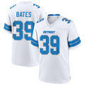 Custom #39 White DET Football Shirt Top