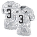 Custom #3 DET Football Shirt Top
