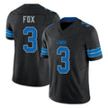 Custom #3 Black DET Football Shirt Top