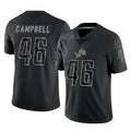 Custom #46 Black DET Football Shirt Top