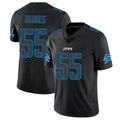 Custom #55 Black DET Football Shirt Top