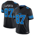Custom #87 Black DET Football Shirt Top