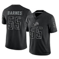 Custom #55 Black DET Football Shirt Top