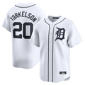 Custom #20 White DET Baseball Shirt Top