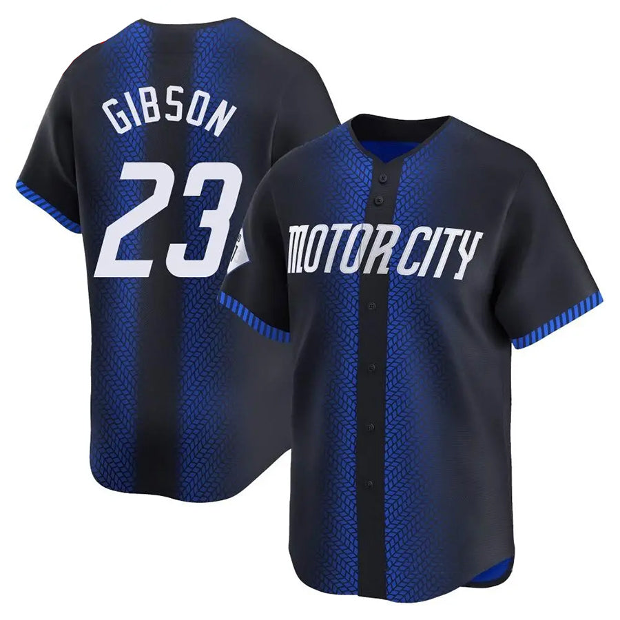 Custom #23 Blue City Connect DET Baseball Shirt Top