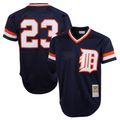 Custom #23 Navy 1984 DET Baseball Shirt Top