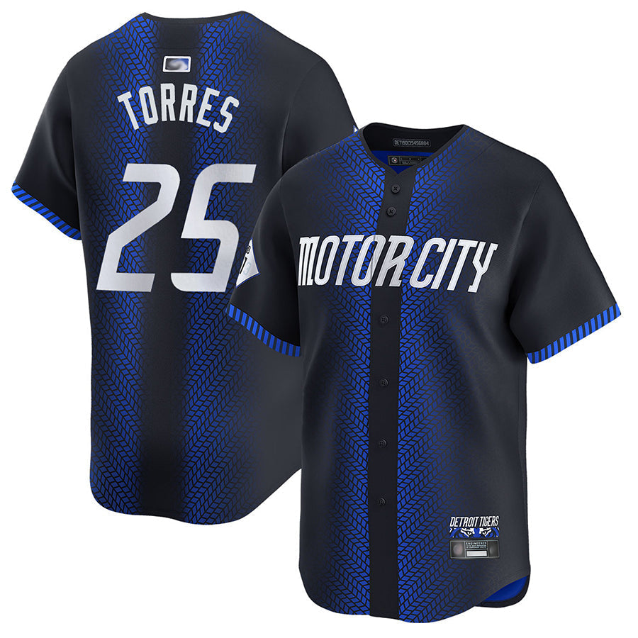 Custom #25 City Connect DET Baseball Shirt Top