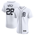 Custom #28 White DET Baseball Shirt Top