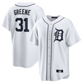 Custom #31 White DET Baseball Shirt Top