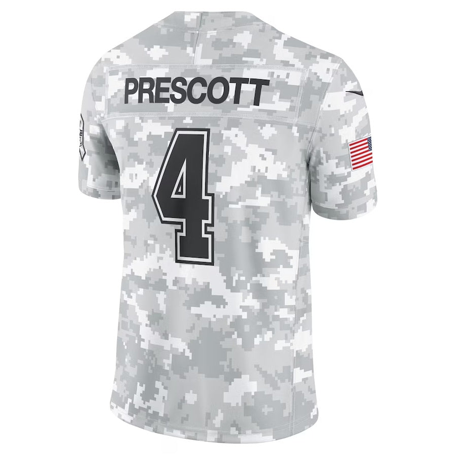 Custom #4 DAL Football Shirt Top
