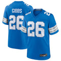 Custom #26 Blue DET Football Shirt Top