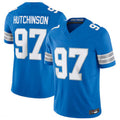 Custom #97 Blue DET Football Shirt Top